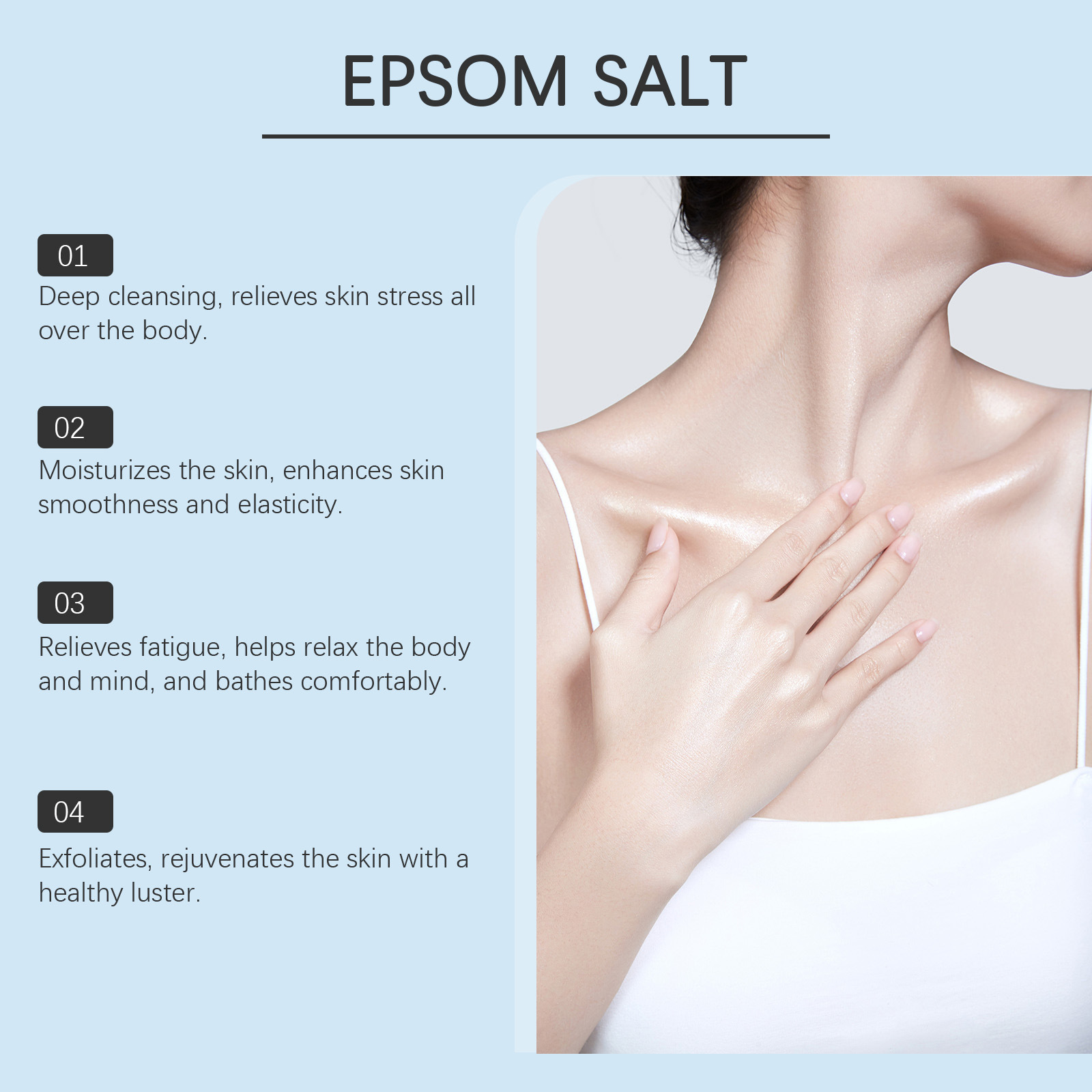 オーセアラ エプソムソルトバス ストレス解消 角質除去 ディ - Bath Salts Magnesium のレビューと価格