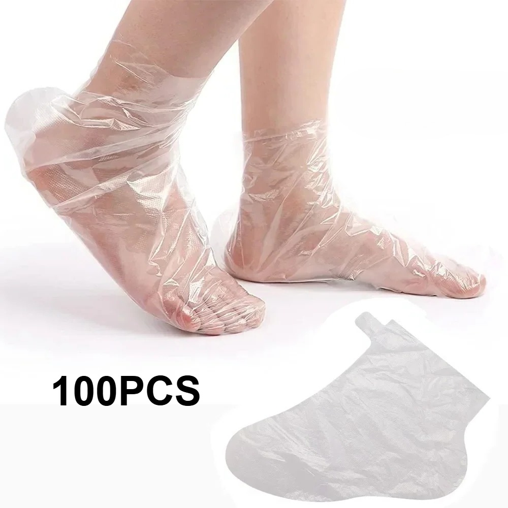 100 個のフットマスクカバー使い捨て透明 PE 保湿デトッ - Detox Foot Patch のレビューと価格